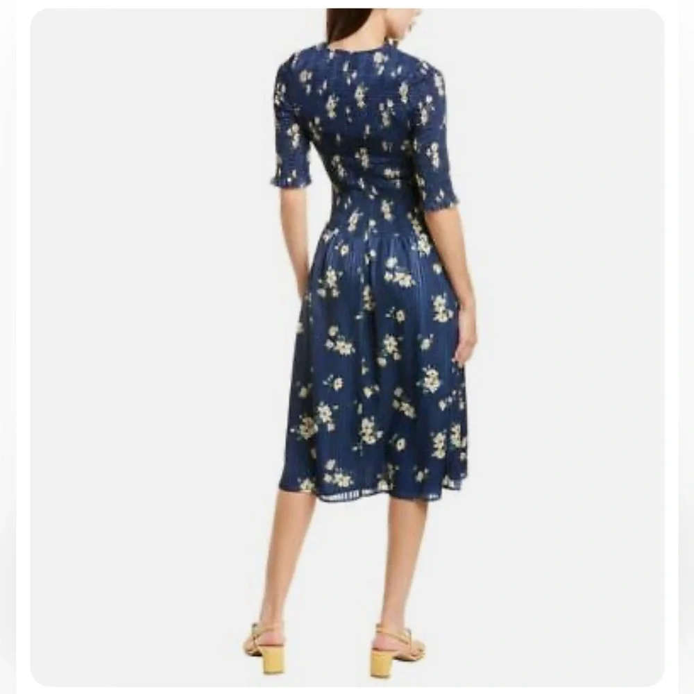 Ali & Jay Women's Barnsdall Midi Dress Blue Floral  MSRP $168 - Picture 6 of 11